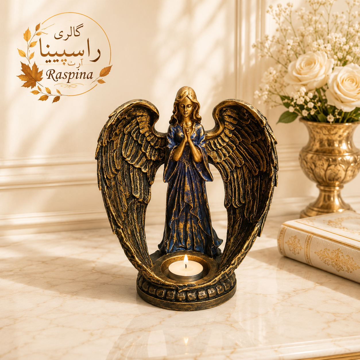 شمعدان فرشته بالدار